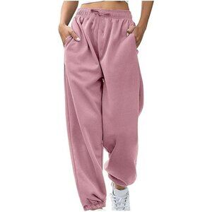 Womens Sweatpants 2024 High Waisted Baggy Sweatpants Joggers Sport Active